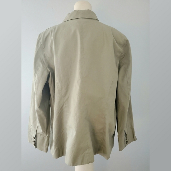 Twiggy London Army Green Blazer Plus Size - Picture 3 of 6